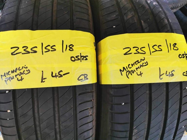 235 / 55 / 18 MICHELIN PRIMACY 4 TYRES