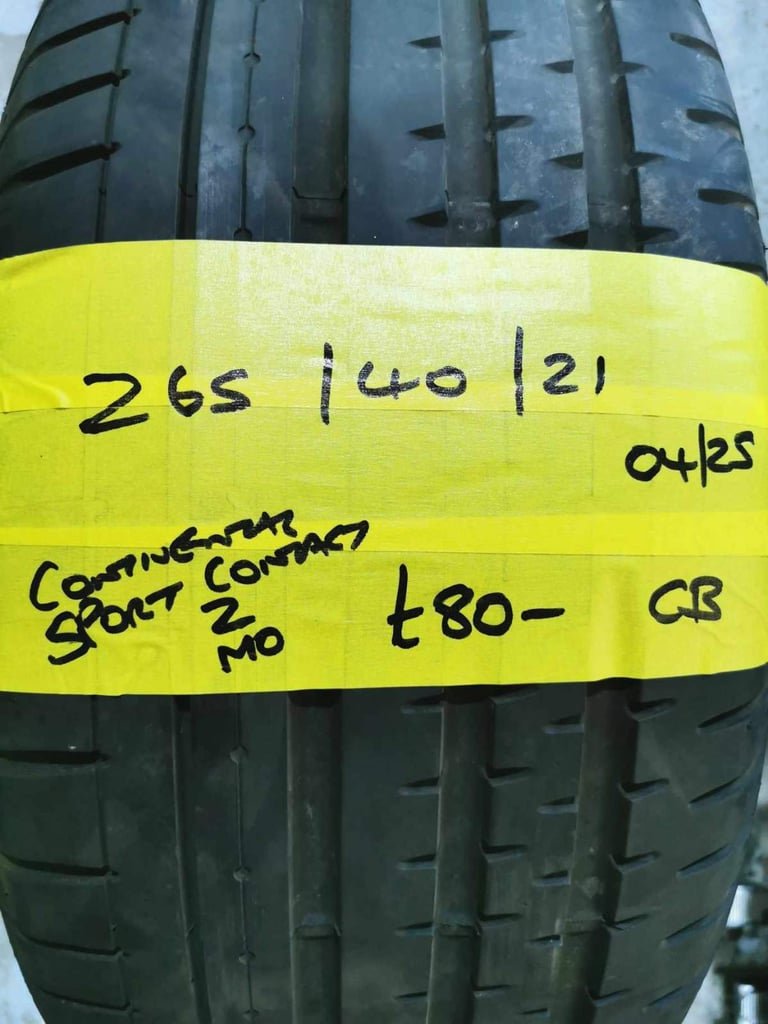 265 / 40 / 21 CONTINENTAL SPORT CONTACT 2 TYRE