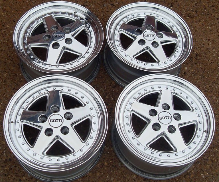 17" GENUINE GOTTI SPLIT RIM ALLOY WHEELS / TYRES