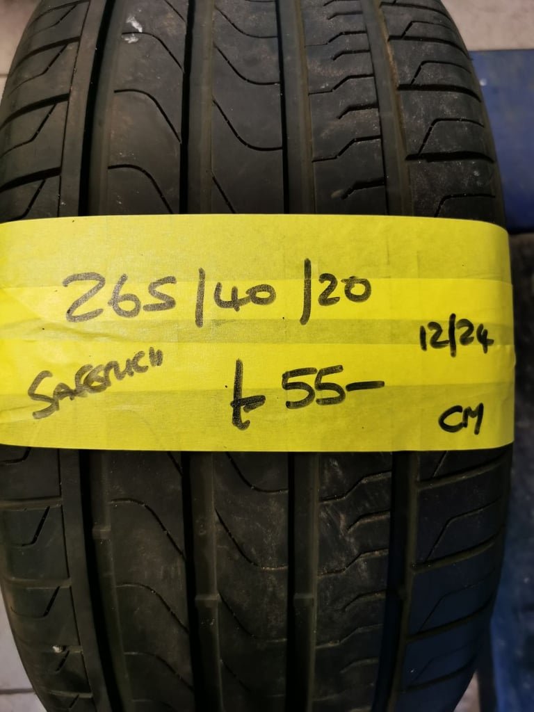 265 / 40 / 20 SAFERICH TYRE - FITTING AVAILABLE