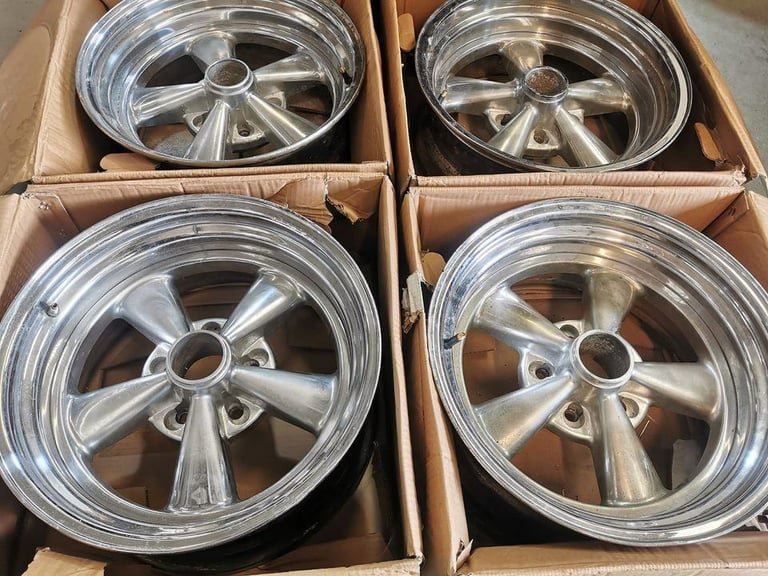image-616.jpeg 17" AMERICAN RACING DEEP DISH CHEVROLET WHEELS 8 X 17" 5 X 110 FITMENT - Image 1