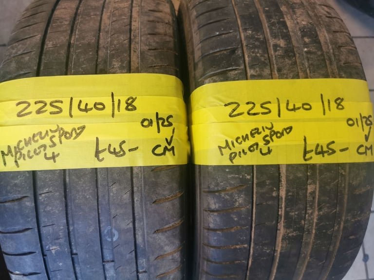 225 / 40 / 18 MICHLIN PILOT SPORT 4 - TWO AVAILABLE