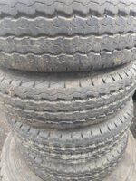 155 / 12C  NANKANG COMMERCIAL TYRES ON TRAILER WHEELS - FOUR AVAILABLE