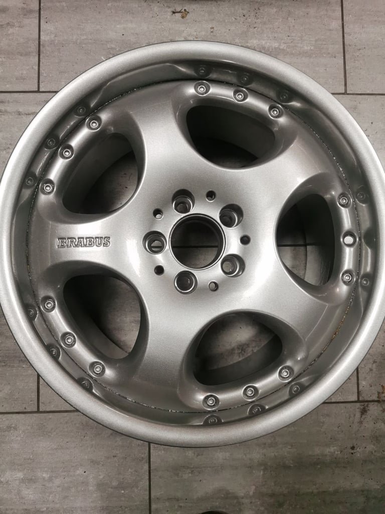 18″ GENUINE BRABUS SPLIT RIM MONOBLOCK 4 ALLOY WHEELS -  5 X 112 FITMENT