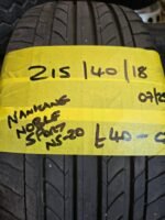 215 / 40 / 18 NANKANG NOBLE SPORT NS-20 TYRE - FITTING AVAILABLE