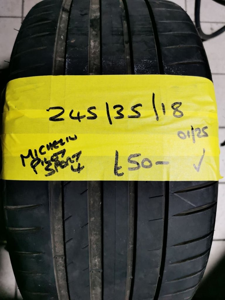 245 / 35 / 18 MICHELIN PILOT SPORT 4 TYRE - FITTING AVAILABLE