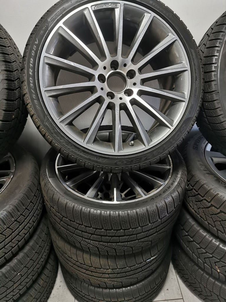 image-91.jpeg 19" GENUINE MERCEDES AMG TURBINE CLS ALLOY WHEELS / TYRES - Image 1