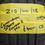 215 / 40 / 18  CONTINENTAL SPORT CONTACT 2  MO  TYRE - MERCEDES FITMENT