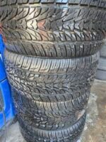 22" RANGE ROVER ALLOY WHEELS / TYRES - BLACK / POLISHED LIP - Image 7