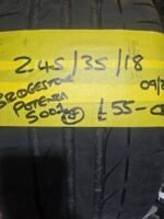 245 / 35 / 18  BRIDGESTONE POTENZA SOO1 RUN FLAT TYRE