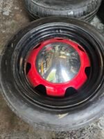 17" G P BANDED STEELS WITH MOON CENTRE CAPS  - 5 X 120 FITMENT  - VOLKSWAGEN T5 / T6 FITMENT - Image 4
