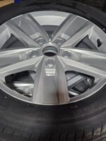 17" GENUINE VOLKSWAGEN T6 DAVENPORT ALLOY WHEELS / NEW TYRES