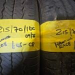 215 / 70 / 16C HANKOOK RA08 COMMERCIAL TYRES - TWO AVAILABLE