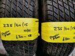 235 / 60 / 15  PIRELLI P600 TYRES  - TWO AVAILABLE