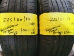 225 / 50 / 17 BRIDGESTONE POTENZA S001 RUN FLAT TYRES - TWO AVAILABLE - Image 2
