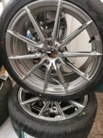 18" NEW KE FLOW FORMED LIGHTWEIGHT ALLOY WHEELS / NEW TYRES - 5 X 114.3 FITMENT - STAGGERED SET
